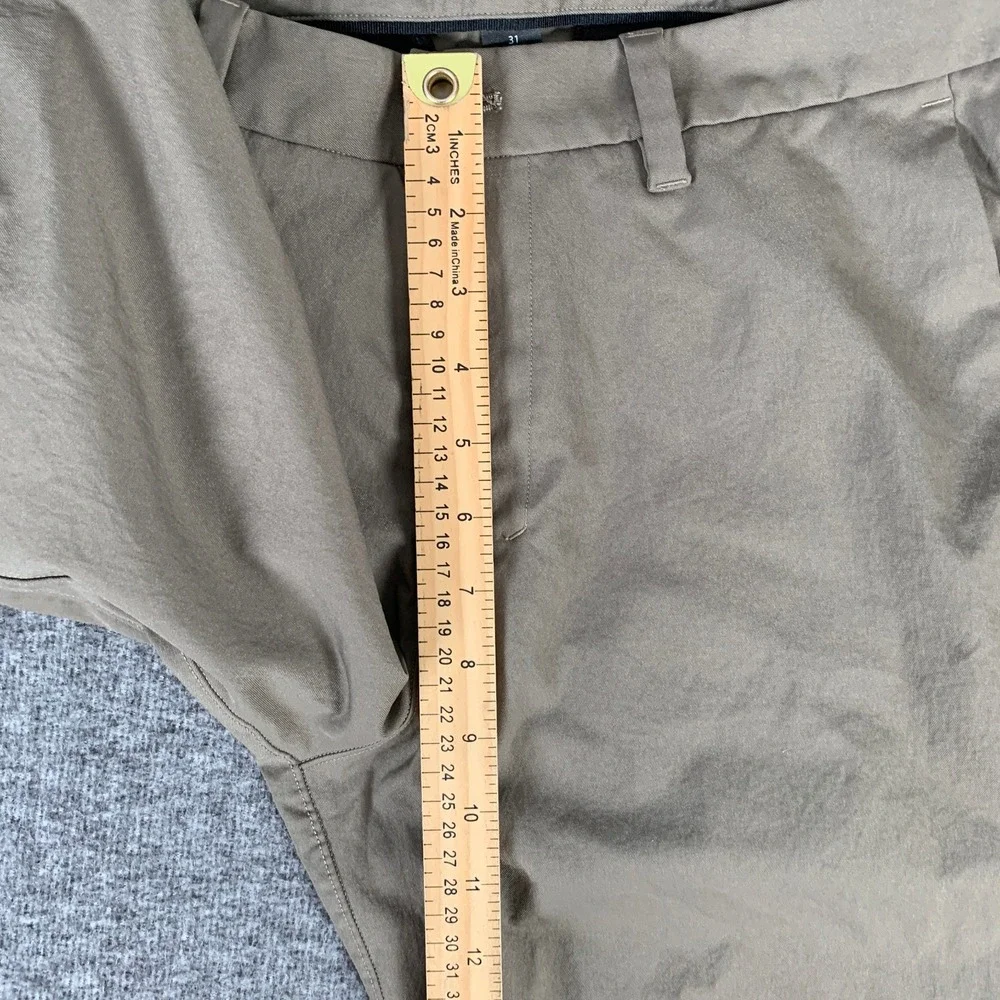 Lululemon ABC Pant Men 31x30 Brown Stretch Warpstreme Tech Chino Classic Fit